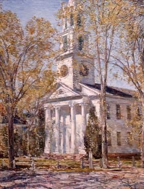 Childe Hassam Church at Old Lyme oil painting picture